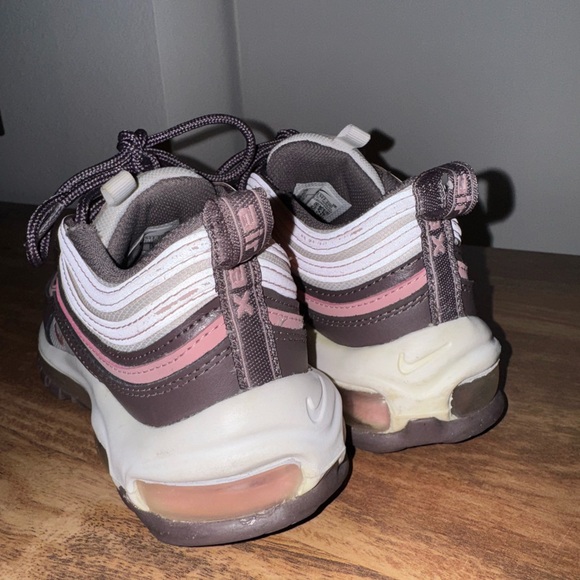 Nike Air Max 97 W6/4Y Sneakers Pink and Brown - Picture 3 of 5